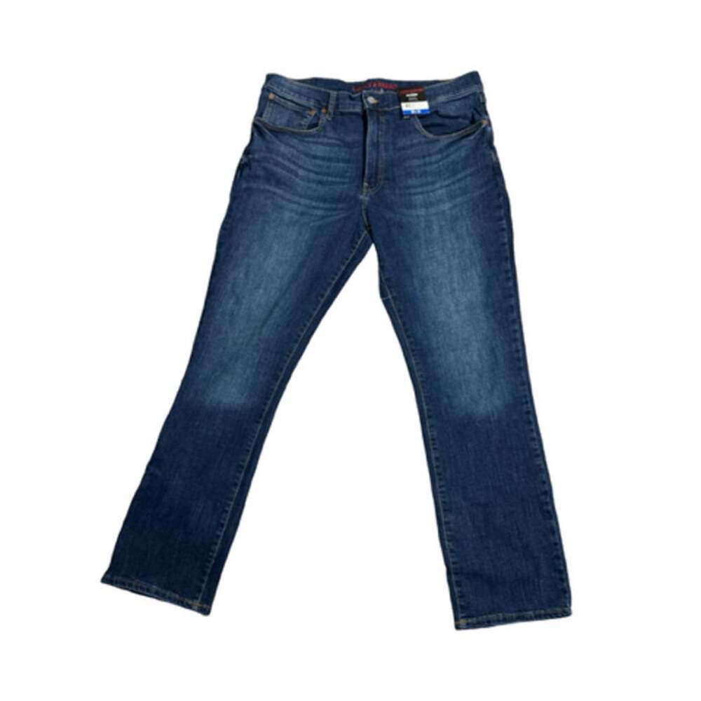 Lucky Brand 223 Straight Mens 36x32 Blue Stretch Denim Jeans NWT
